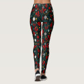 Leggings de Noël Costume d'arbre de Noël Pantalons (Dos)