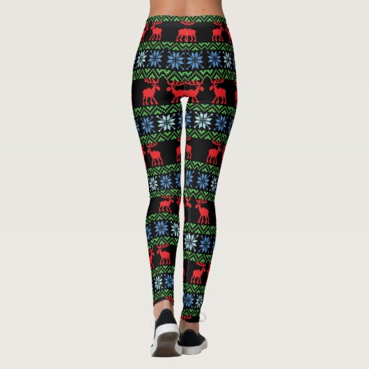 Leggings de Noël des femmes (Dos)