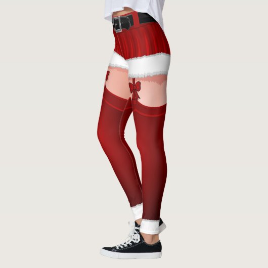 Leggings de Noël Drôle Bas Costume Pantalons (Gauche)