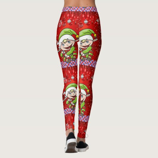 Leggings de Noël, Elfe (Dos)