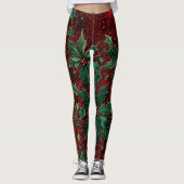 Leggings de Noël gothique (Devant)