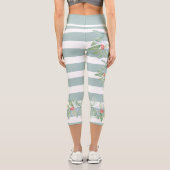 Leggings de Noël Green Holly (Verso)