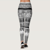 Leggings de Noël gris (Dos)