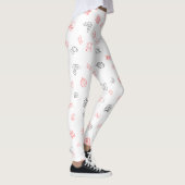 Leggings de Noël imprimés partout (Droite)