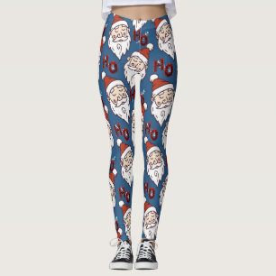 Leggings de Noël modernes avec Père Noël