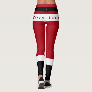 Leggings de Noël Père Noël Cadeau Drôle