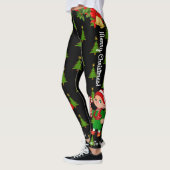 Leggings de Noël Père Noël Personnaliser Choisir l (Gauche)