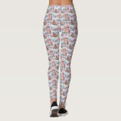 Leggings de Noël roses (Dos)