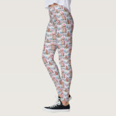 Leggings de Noël roses (Gauche)