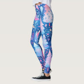 Leggings de Noël roses (Gauche)