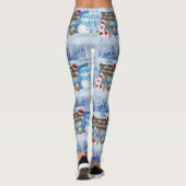 Leggings de Noël, Snowman (Dos)
