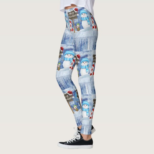 Leggings de Noël, Snowman (Gauche)