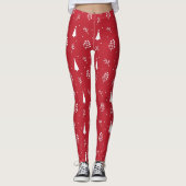 Leggings de Noël Tree (Devant)