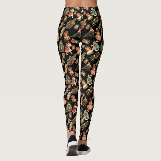 Leggings de Noël victorien (Dos)