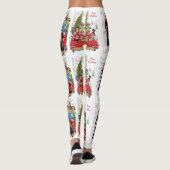 leggings de Noël vintage rockabilly (Dos)
