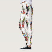 leggings de Noël vintage rockabilly (Gauche)
