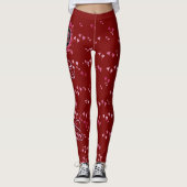 Leggings de paix et d'amour (Devant)