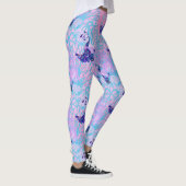 leggings de paon rose floral (Droite)
