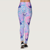 leggings de paon rose floral (Dos)