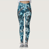 Leggings de papillon Abstrait (Devant)