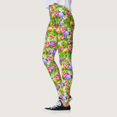 Leggings de Pâques du printemps floral (Gauche)