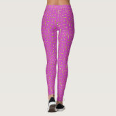 Leggings de Parties scintillant rose et or (Dos)