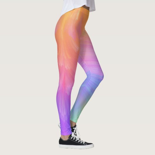 Leggings de Pastel Rainbow Swirl (Droite)