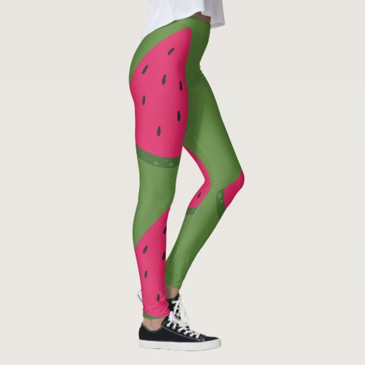 Leggings de pastèque d'olive élégant (Droite)