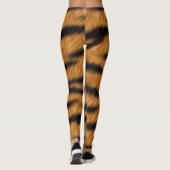 Leggings de peau de tigre Faux (Dos)
