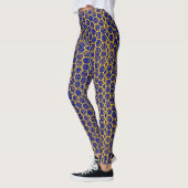 Leggings de peigne bleu (Gauche)