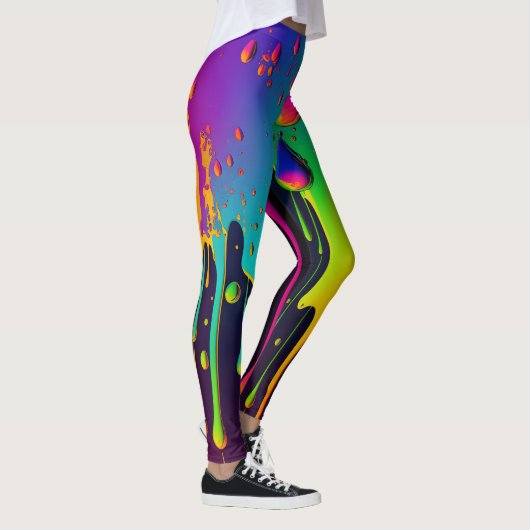 Leggings de peinture à goutte - Joli (Droite)