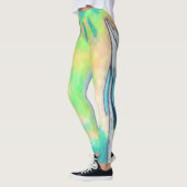 Leggings de peinture de dauphin (Gauche)
