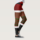 Leggings de Père Noël Africaine Drôle Leggings de  (Droite)