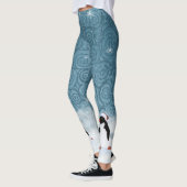 Leggings de père Noël Penguins (Gauche)