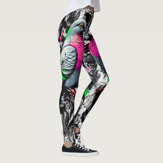 Leggings de pigeon feral (Droite)