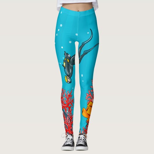 Leggings de plongeur cool (Devant)
