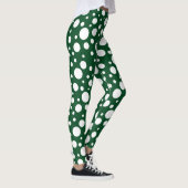 Leggings de points verts (Droite)