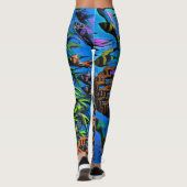 Leggings de poissons tropicaux (Dos)