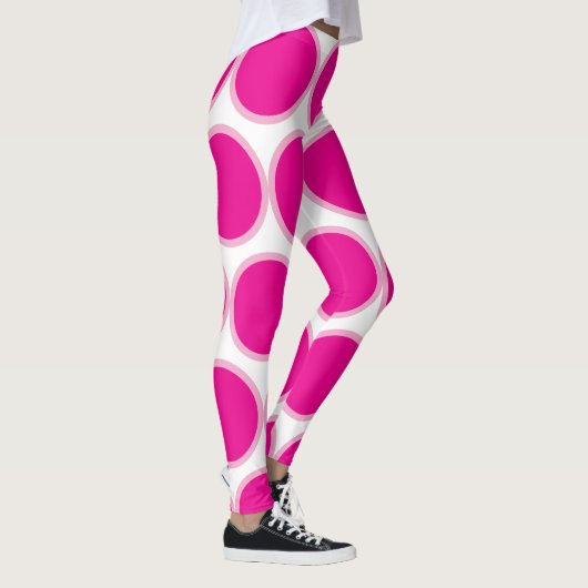 Leggings de Polka rose (Droite)