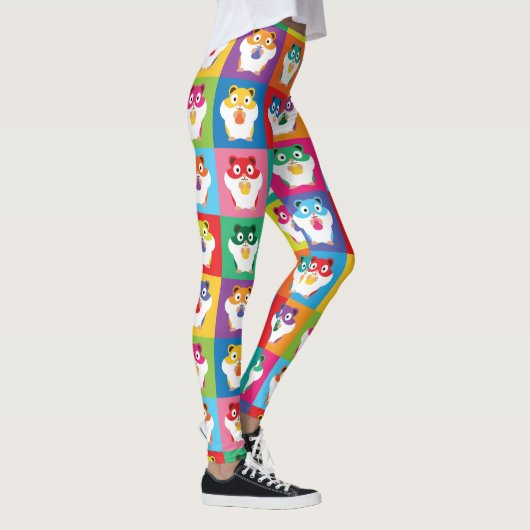 Leggings de Pop Art Hamsters (Droite)