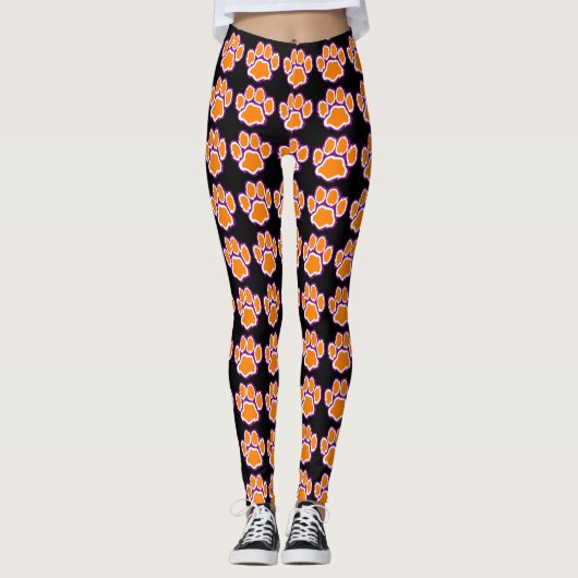 Leggings de Pop Paw Tiger (Devant)