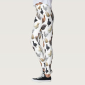 Leggings de poulets de Silkie Bantam (Gauche)