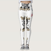 Leggings de puissance dorée pour femmes (Devant)