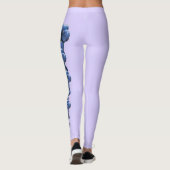 Leggings de raisins d'état de l'Oregon Lavender (Dos)