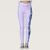 Leggings de raisins d'état de l'Oregon Lavender (Devant)