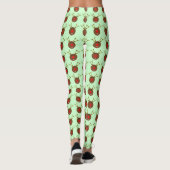 Leggings de rennes de Noël Cyber (Dos)