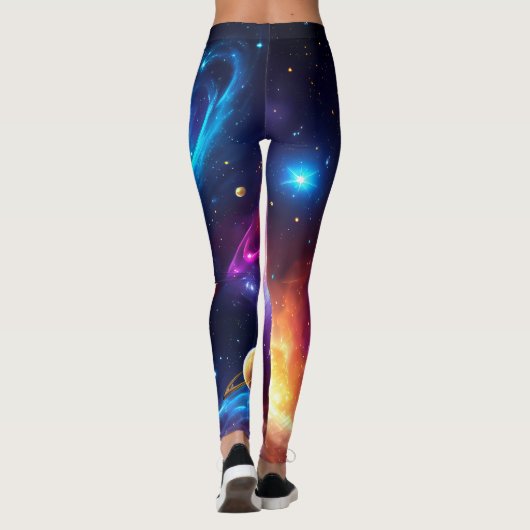 Leggings de rêve cosmique (Dos)