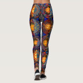 Leggings de rêve cosmique : Leggings de soleil et  (Dos)