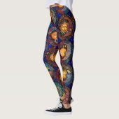 Leggings de rêve cosmique : Leggings de soleil et  (Gauche)