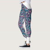 Leggings de rêve Mandala Psychedelic vibrants (Gauche)